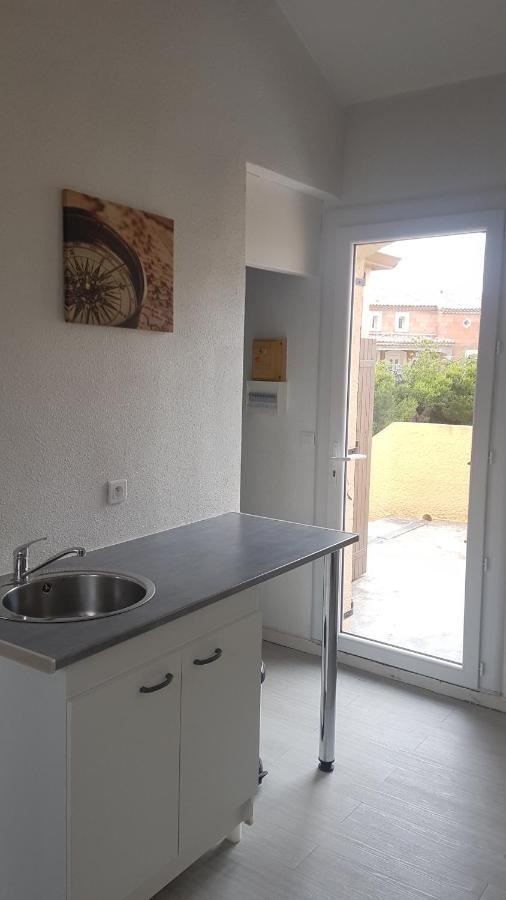 Appartement T2 avec cabine à St Pierre La Mer Fleury (Aude) Exterior foto