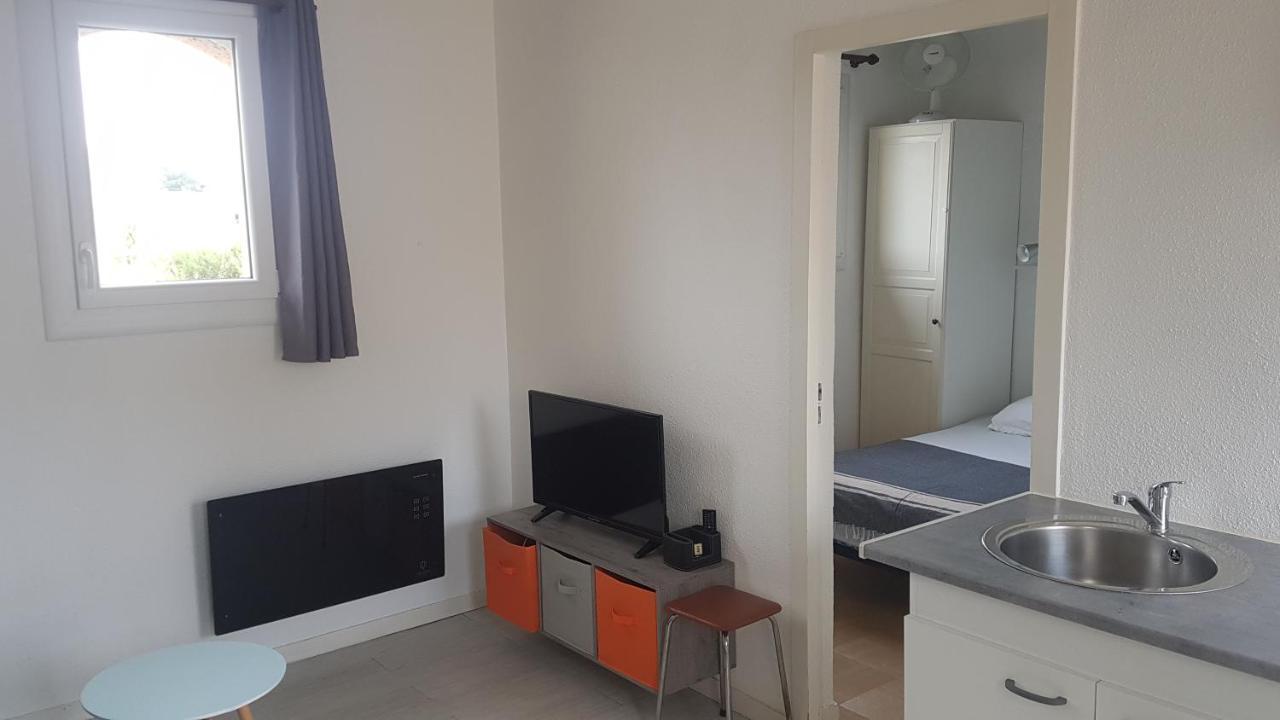 Appartement T2 avec cabine à St Pierre La Mer Fleury (Aude) Exterior foto